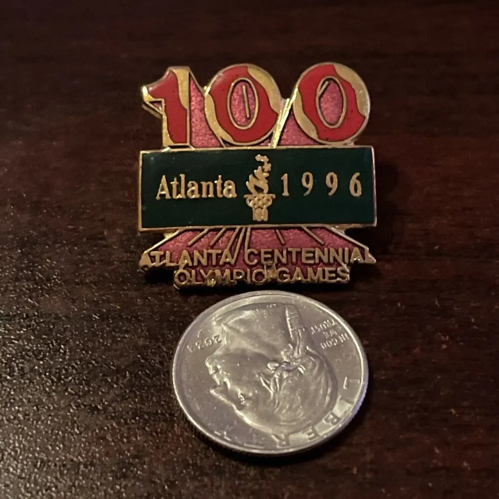 1996 Atlanta Olympics Centennial Games 100 Years Lapel‎ Hat Pin